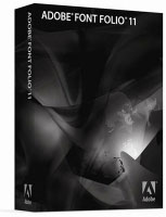 Adobe Font Folio - ( v. 11 ) - complete package - 10 users - CD - Win, Mac - English, German, French - Multi European Languages (47060134)